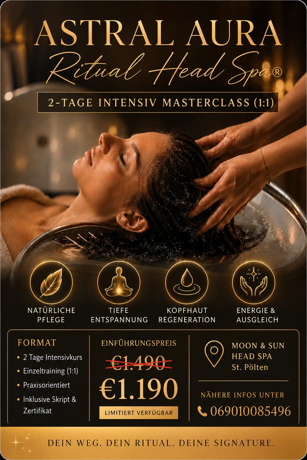 Astral Aura Ritual Head Spa – 2-Tage Intensiv Masterclass 1:1